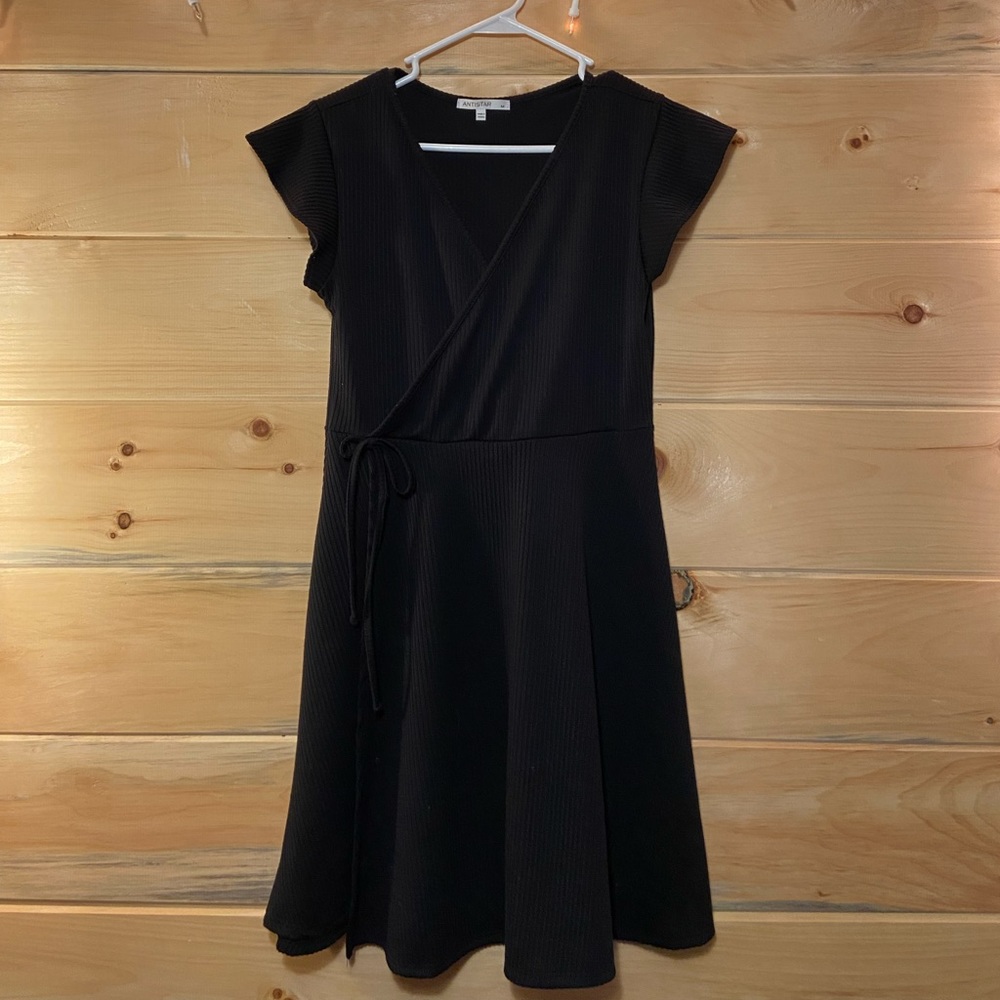 COPY - Antistar Black Dress with Tie around